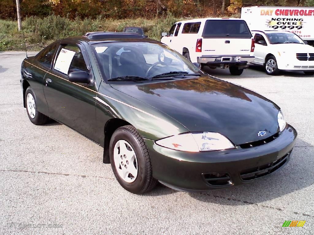 2001 Cavalier Coupe - Dark Colorado Green Metallic / Graphite photo #1