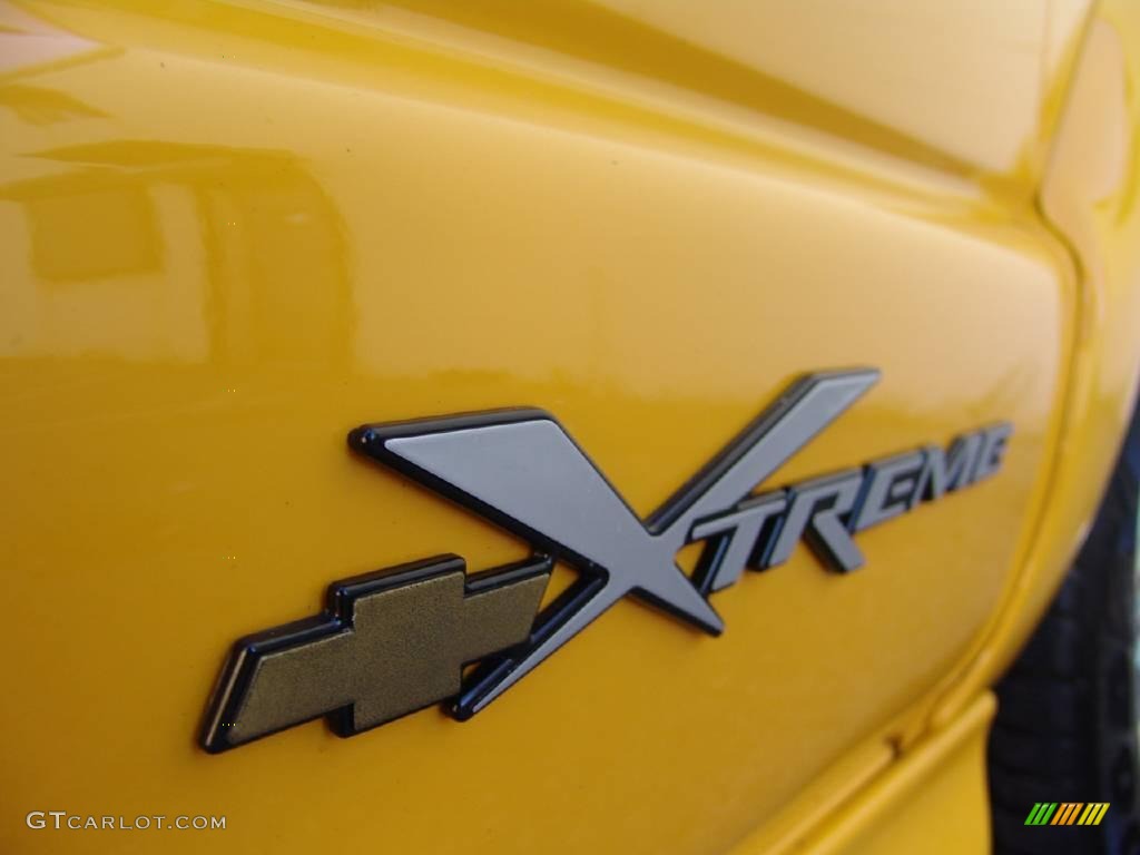 2002 Blazer Xtreme - Yellow / Graphite photo #10