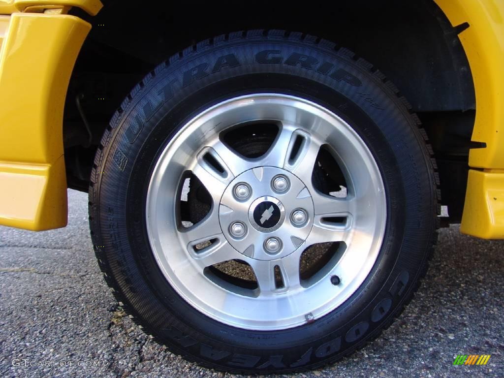 2002 Blazer Xtreme - Yellow / Graphite photo #11