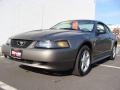 2001 Mineral Grey Metallic Ford Mustang V6 Coupe  photo #1