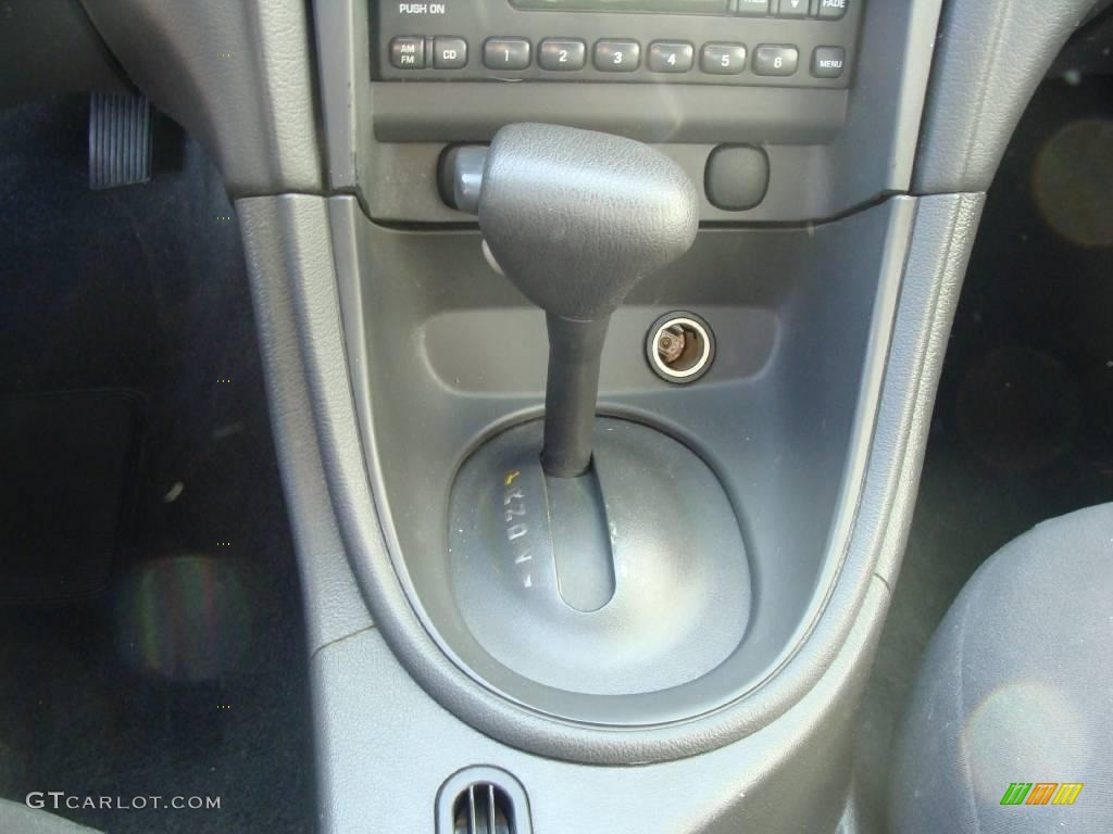 2001 Mustang V6 Coupe - Mineral Grey Metallic / Dark Charcoal photo #13