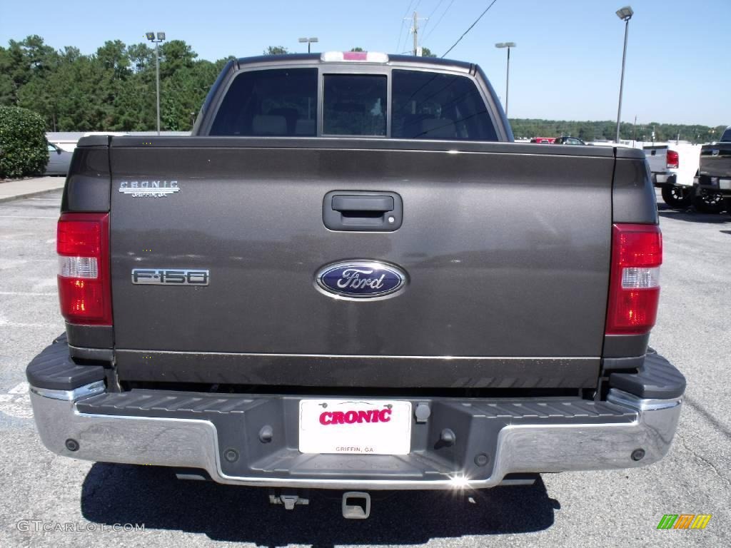 2006 F150 XLT SuperCab - Dark Shadow Grey Metallic / Tan photo #7