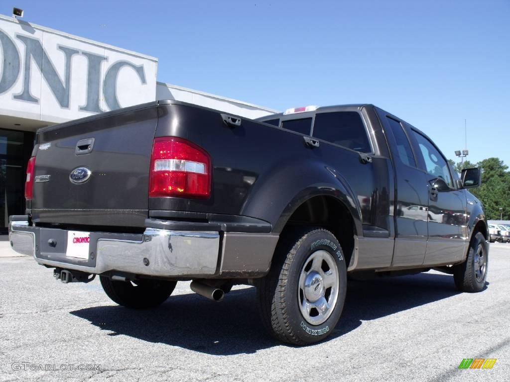 2006 F150 XLT SuperCab - Dark Shadow Grey Metallic / Tan photo #8