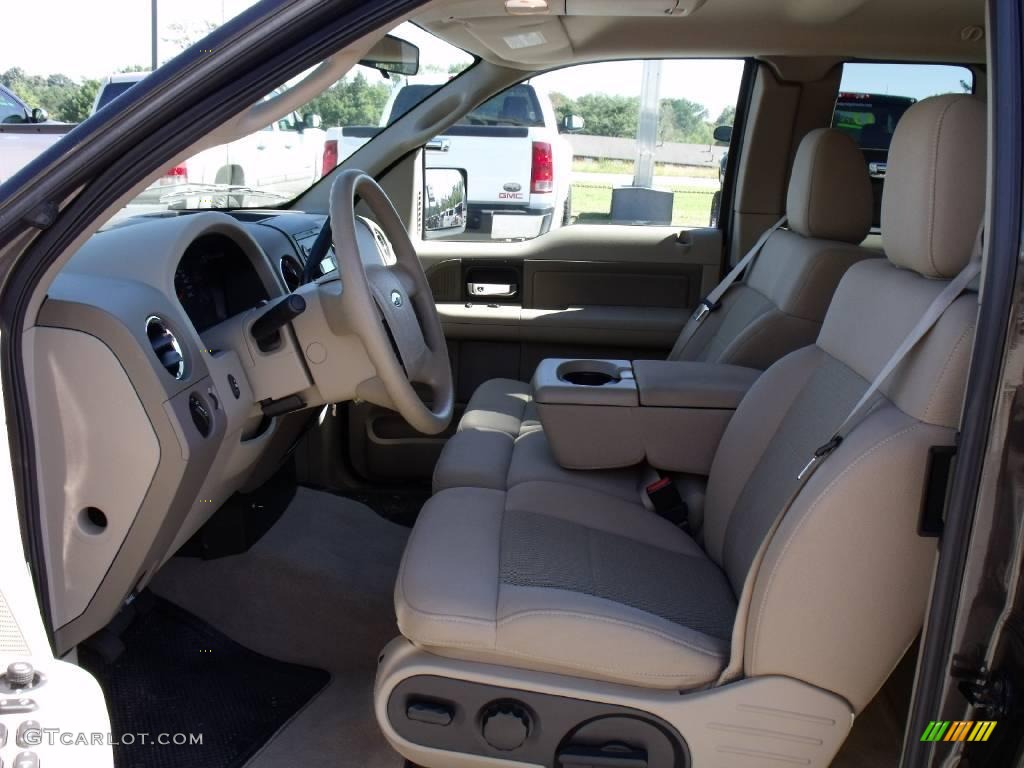 2006 F150 XLT SuperCab - Dark Shadow Grey Metallic / Tan photo #11
