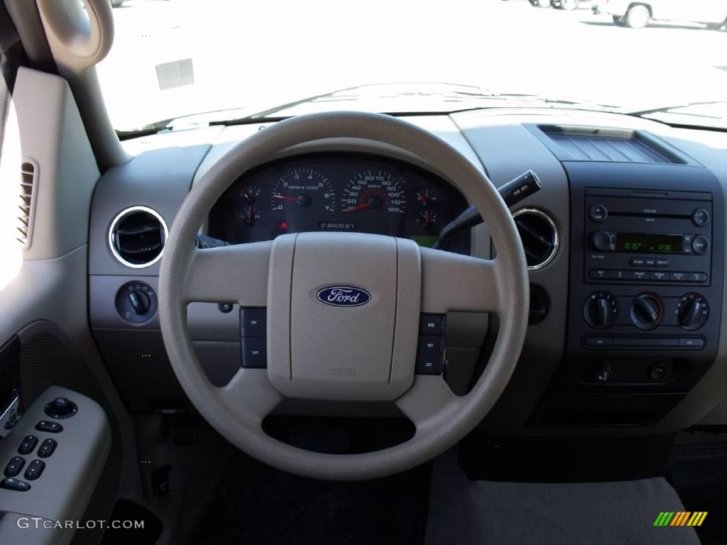 2006 F150 XLT SuperCab - Dark Shadow Grey Metallic / Tan photo #20