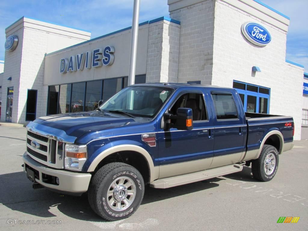 Dark Blue Pearl Metallic Ford F350 Super Duty