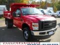 Red - F350 Super Duty XL Regular Cab Chassis Dump Truck Photo No. 4