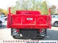 2009 Red Ford F350 Super Duty XL Regular Cab Chassis Dump Truck  photo #7