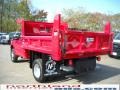 2009 Red Ford F350 Super Duty XL Regular Cab Chassis Dump Truck  photo #8