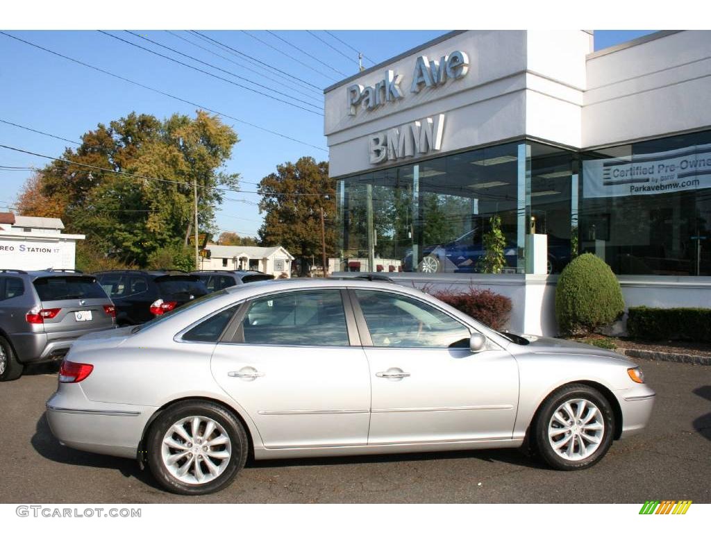 2006 Azera Limited - Bright Silver Metallic / Black photo #1