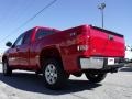 2009 Fire Red GMC Sierra 1500 SLE Extended Cab  photo #6