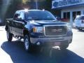 2009 Carbon Black Metallic GMC Sierra 2500HD SLT Crew Cab 4x4  photo #2