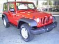 2010 Flame Red Jeep Wrangler Sport 4x4  photo #5