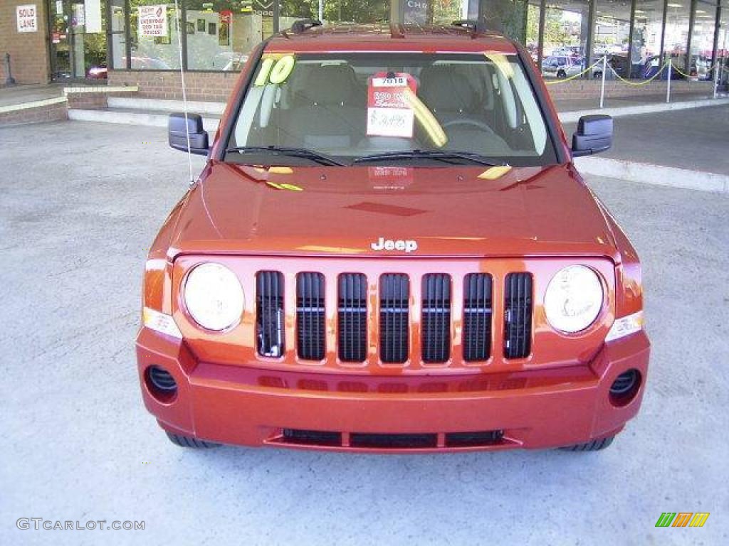 2010 Patriot Sport - Sunburst Orange Pearl / Dark Slate Gray photo #1