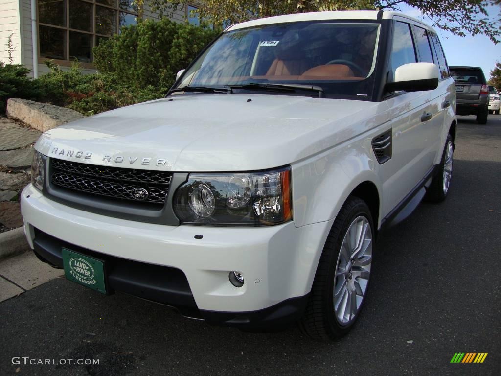 2010 Range Rover Sport HSE - Alaska White / Premium Tan/Tan Stitching photo #1
