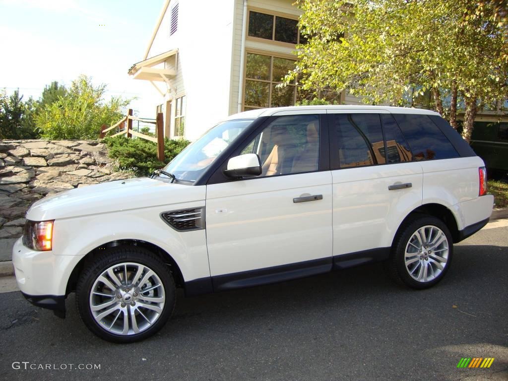 2010 Range Rover Sport HSE - Alaska White / Premium Tan/Tan Stitching photo #2