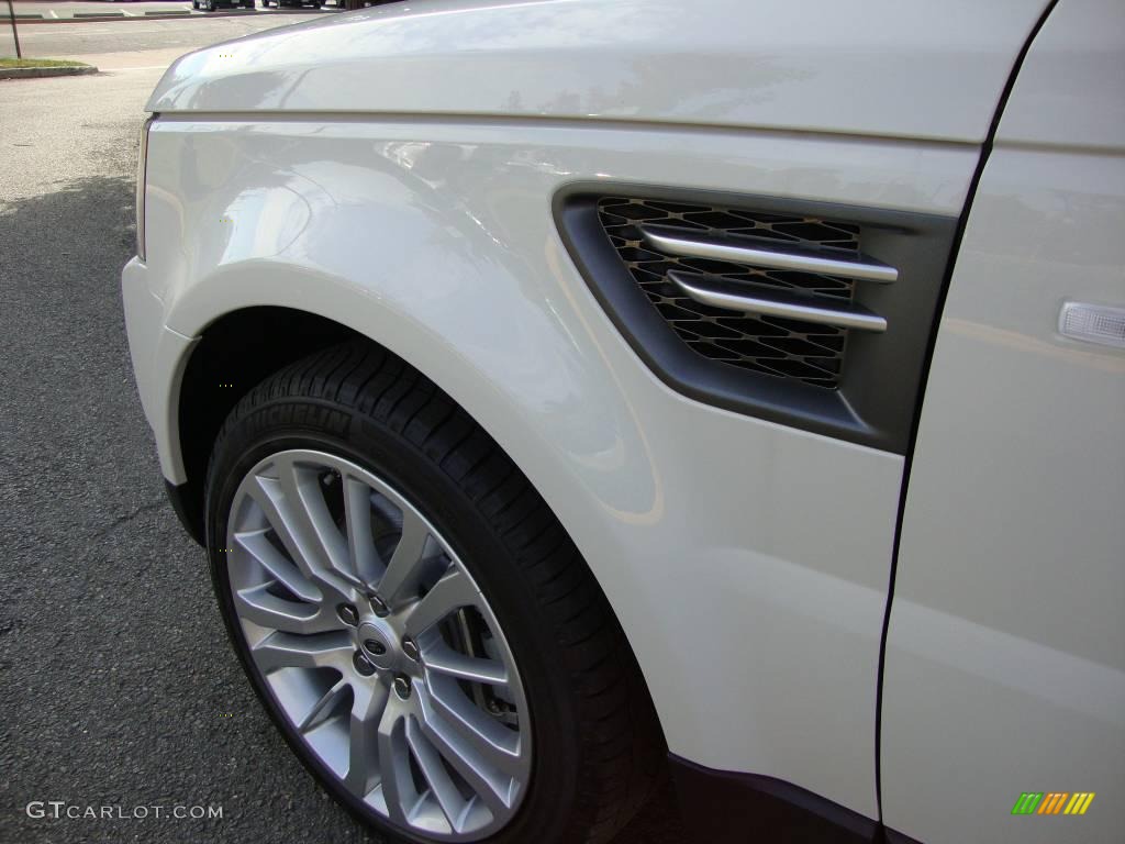 2010 Range Rover Sport HSE - Alaska White / Premium Tan/Tan Stitching photo #10