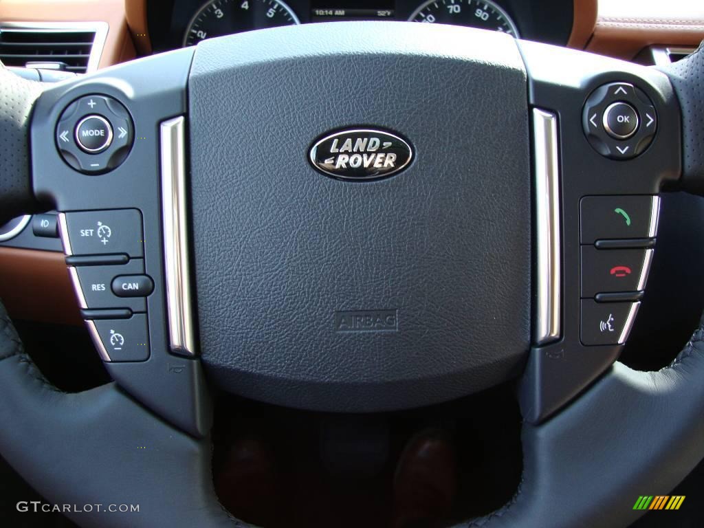 2010 Range Rover Sport HSE - Alaska White / Premium Tan/Tan Stitching photo #16