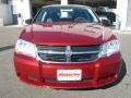 2008 Inferno Red Crystal Pearl Dodge Avenger SXT  photo #2