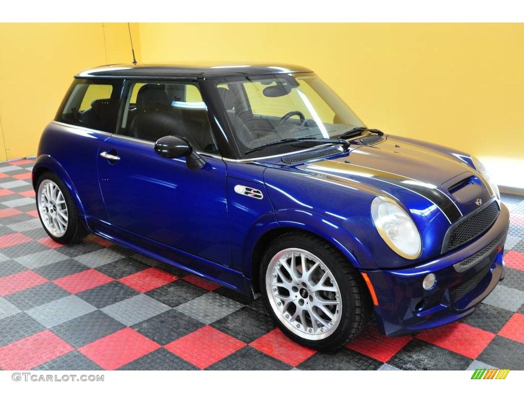 2003 Indi Blue Metallic Mini Cooper S Hardtop 20078630 Gtcarlot Indi Blue Metallic Mini Cooper