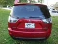 2008 Rally Red Metallic Mitsubishi Outlander ES 4WD  photo #8