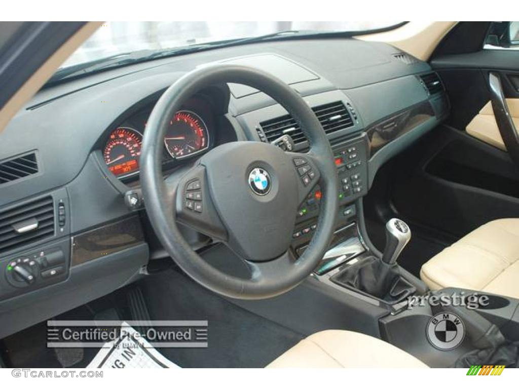 2007 X3 3.0si - Platinum Bronze Metallic / Black/Sand Beige Nevada Leather photo #4