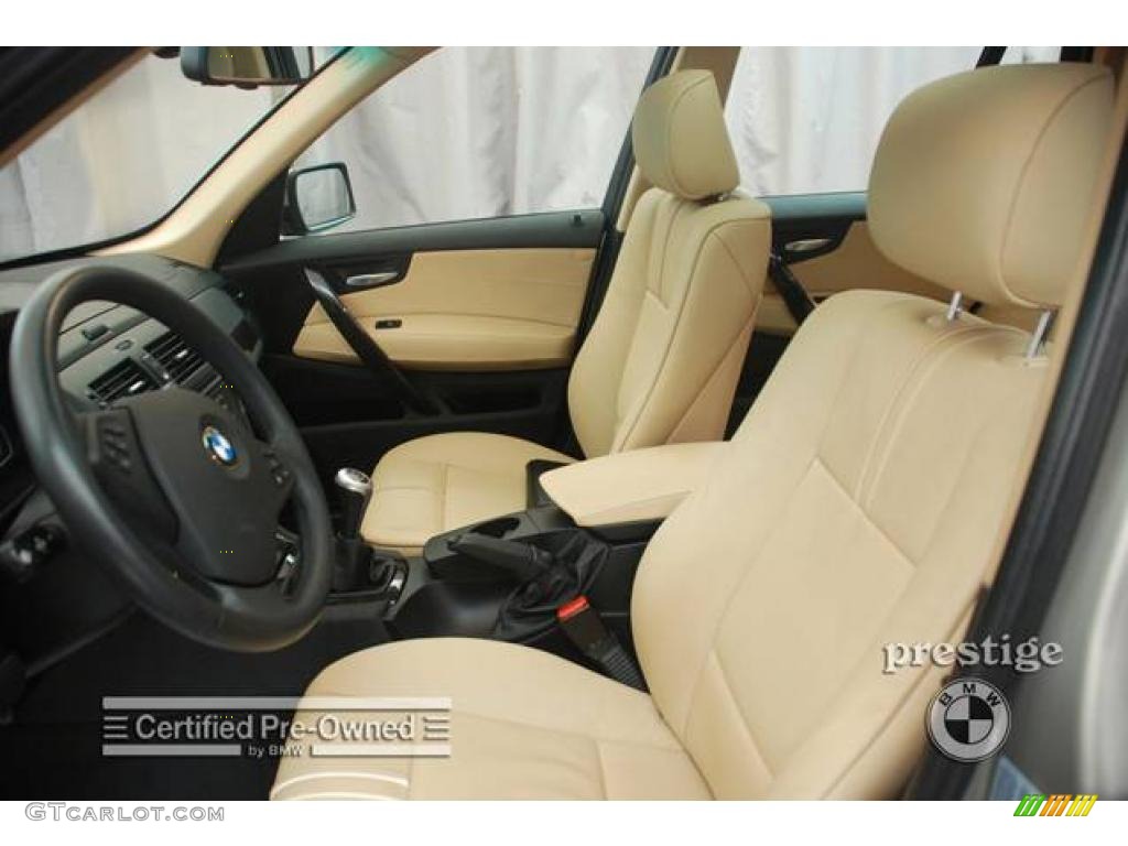 2007 X3 3.0si - Platinum Bronze Metallic / Black/Sand Beige Nevada Leather photo #5