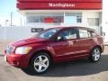 2008 Inferno Red Crystal Pearl Dodge Caliber R/T AWD  photo #1