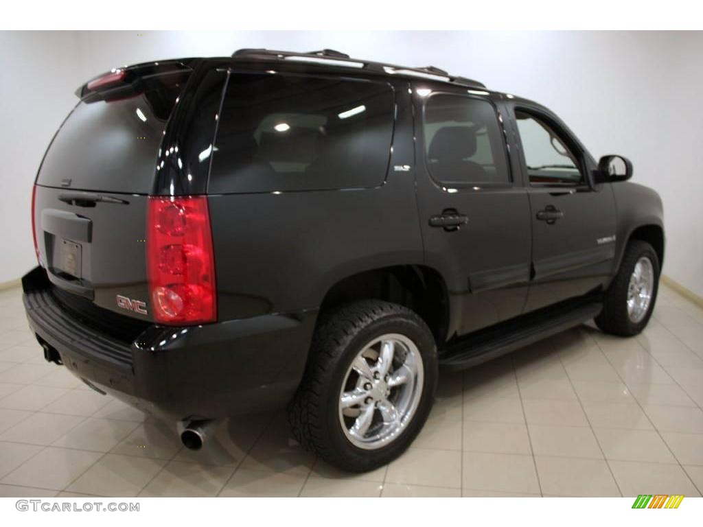 2007 Yukon SLT 4x4 - Onyx Black / Ebony Black photo #6