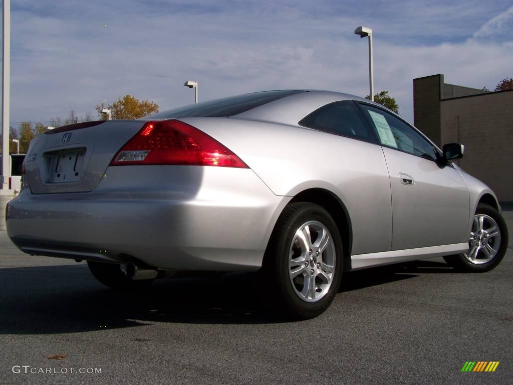 2006 Accord EX Coupe - Alabaster Silver Metallic / Black photo #7