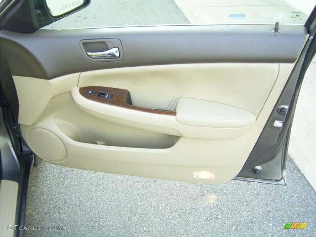 2007 Accord EX-L V6 Sedan - Carbon Bronze Pearl / Ivory photo #16