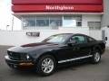 2007 Black Ford Mustang V6 Deluxe Coupe  photo #1