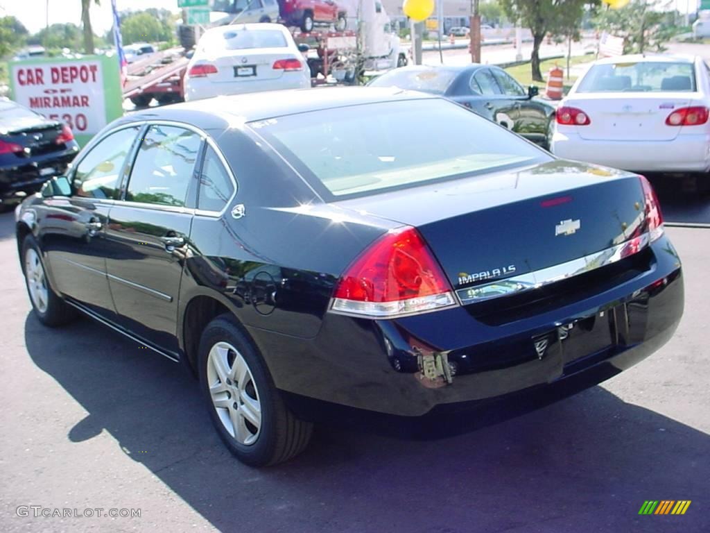 2006 Impala LS - Black / Neutral Beige photo #5