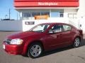2008 Inferno Red Crystal Pearl Dodge Avenger SXT  photo #1