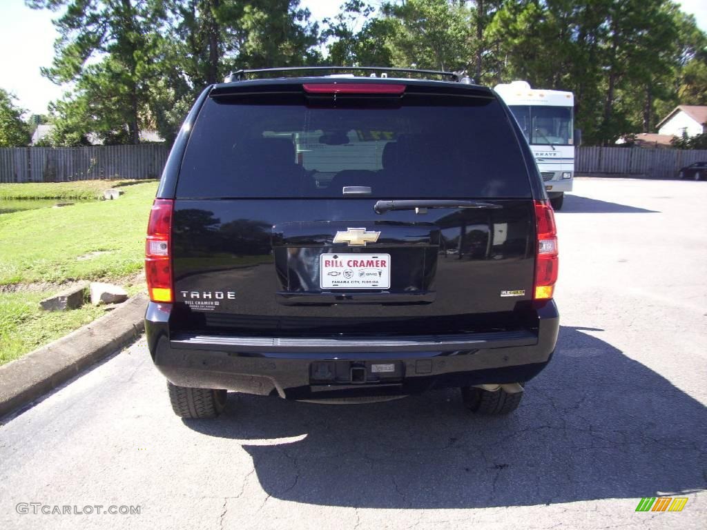 2007 Tahoe Z71 4x4 - Black / Light Cashmere/Ebony photo #4