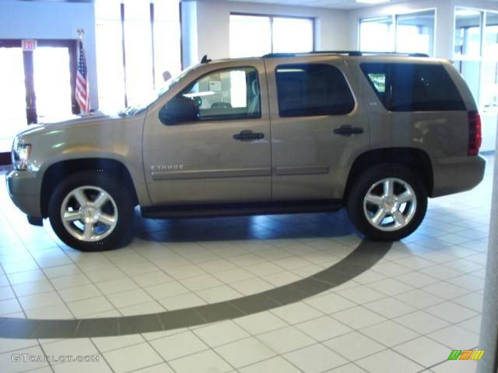 2007 Tahoe LS - Graystone Metallic / Light Cashmere/Ebony photo #2