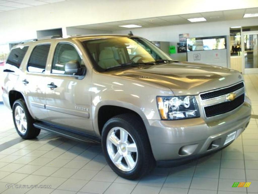 2007 Tahoe LS - Graystone Metallic / Light Cashmere/Ebony photo #8