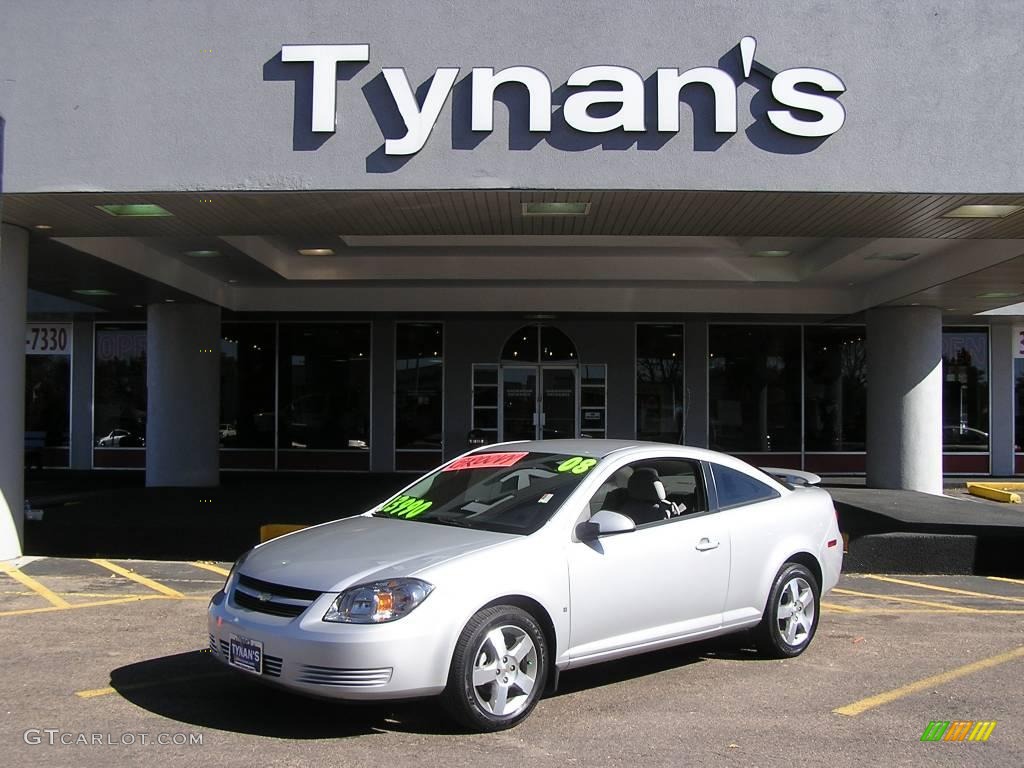 2008 Cobalt LT Coupe - Ultra Silver Metallic / Gray photo #1