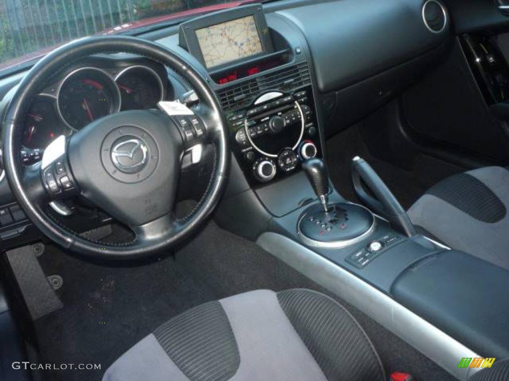 2004 RX-8 Sport - Velocity Red Mica / Black photo #6