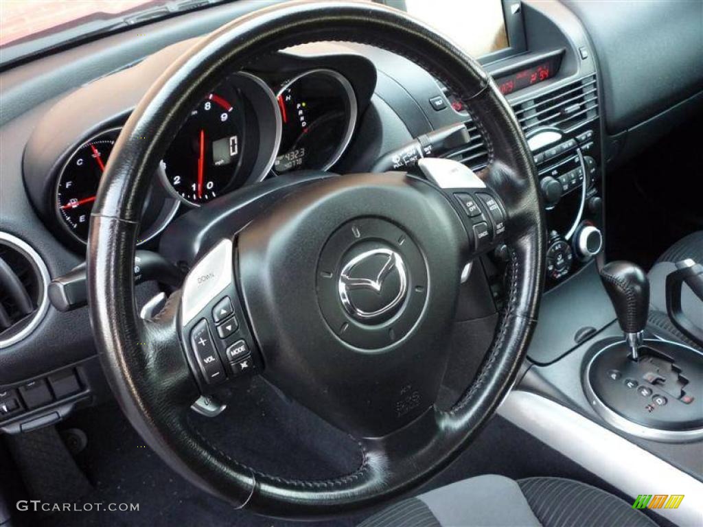 2004 RX-8 Sport - Velocity Red Mica / Black photo #10