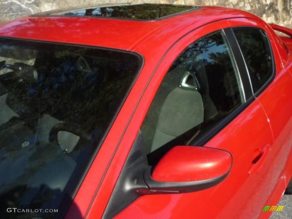 2004 RX-8 Sport - Velocity Red Mica / Black photo #18