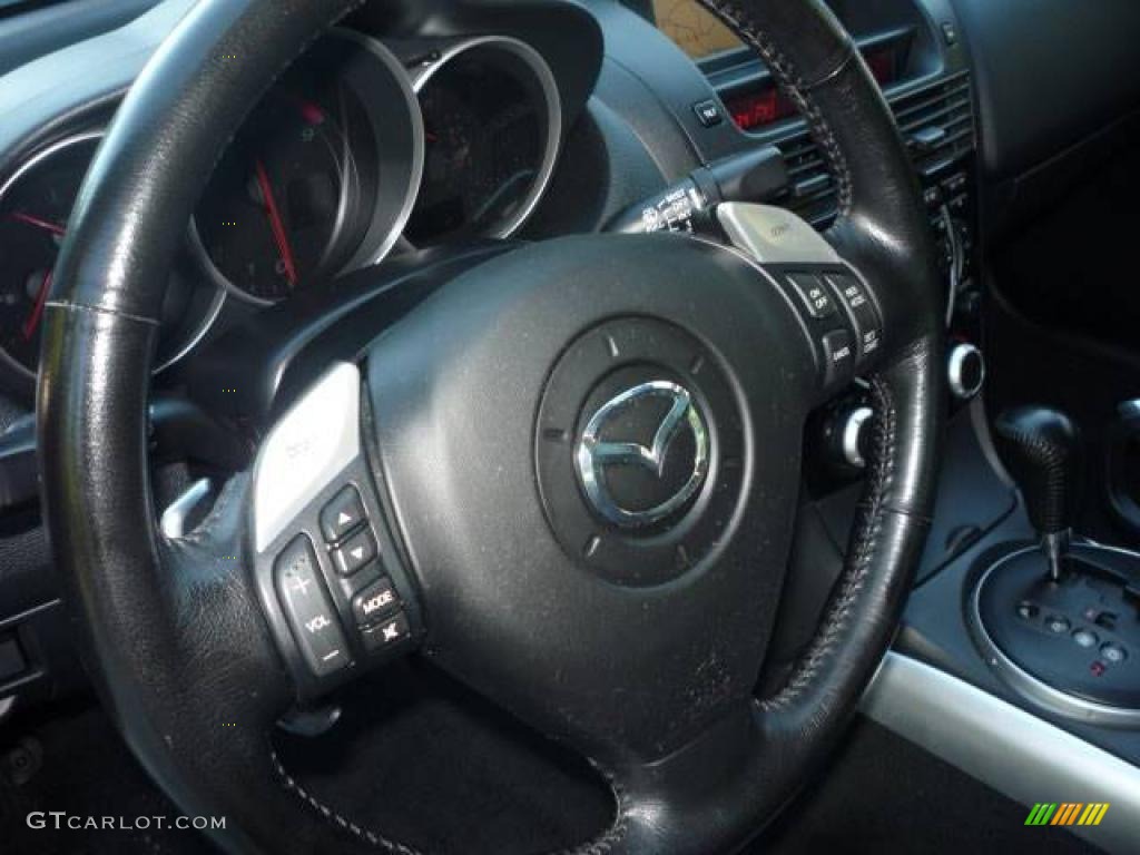 2004 RX-8 Sport - Velocity Red Mica / Black photo #30