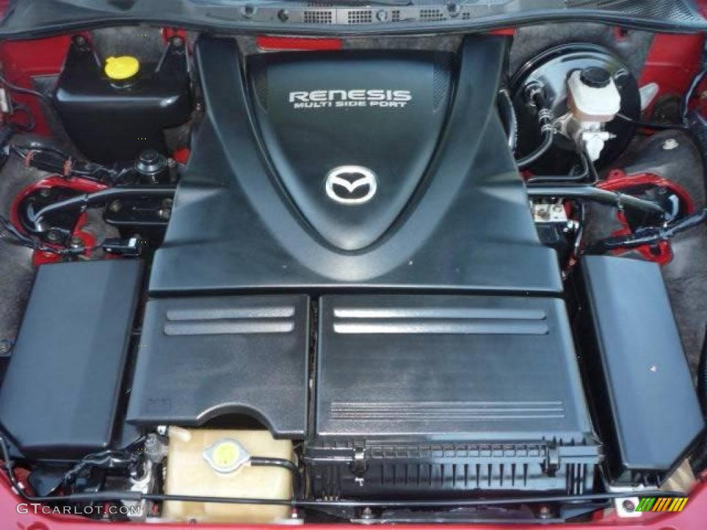 2004 RX-8 Sport - Velocity Red Mica / Black photo #36