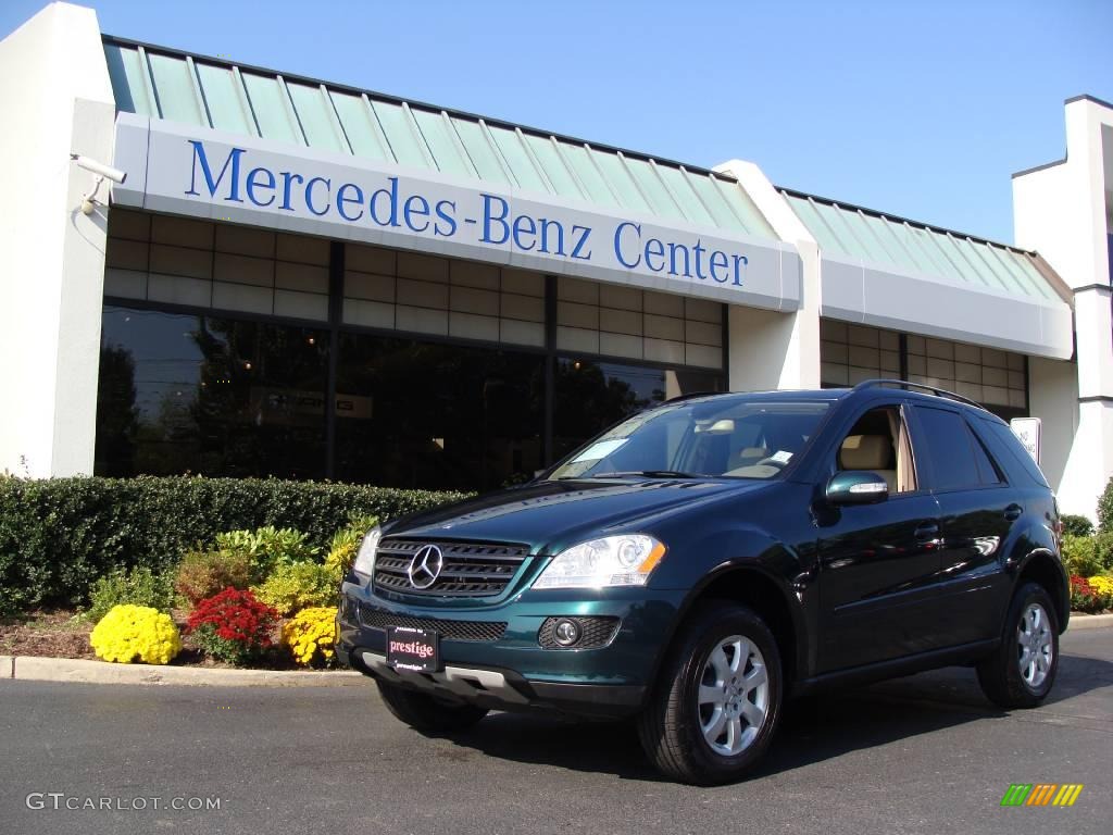 2006 ML 350 4Matic - Everest Green Metallic / Macadamia photo #1