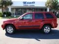 2006 Inferno Red Crystal Pearl Jeep Grand Cherokee Laredo  photo #1