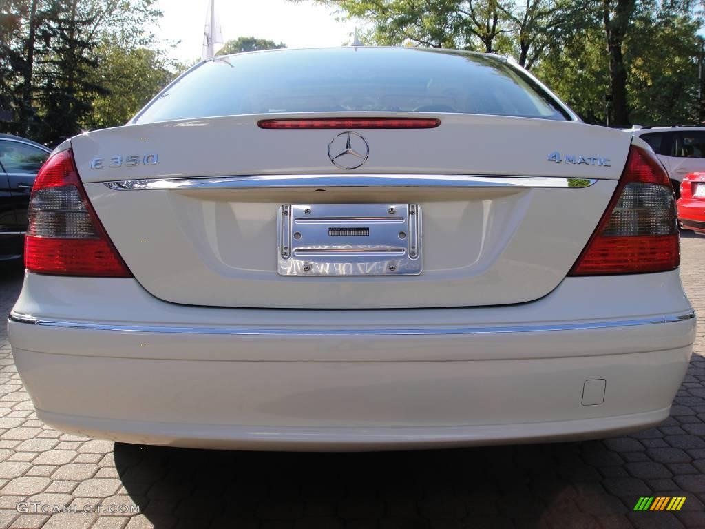 2008 E 350 4Matic Sedan - Arctic White / Cashmere photo #5