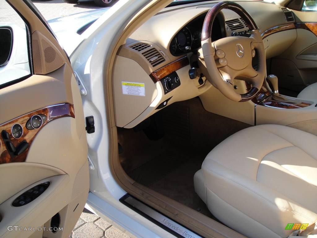 2008 E 350 4Matic Sedan - Arctic White / Cashmere photo #12