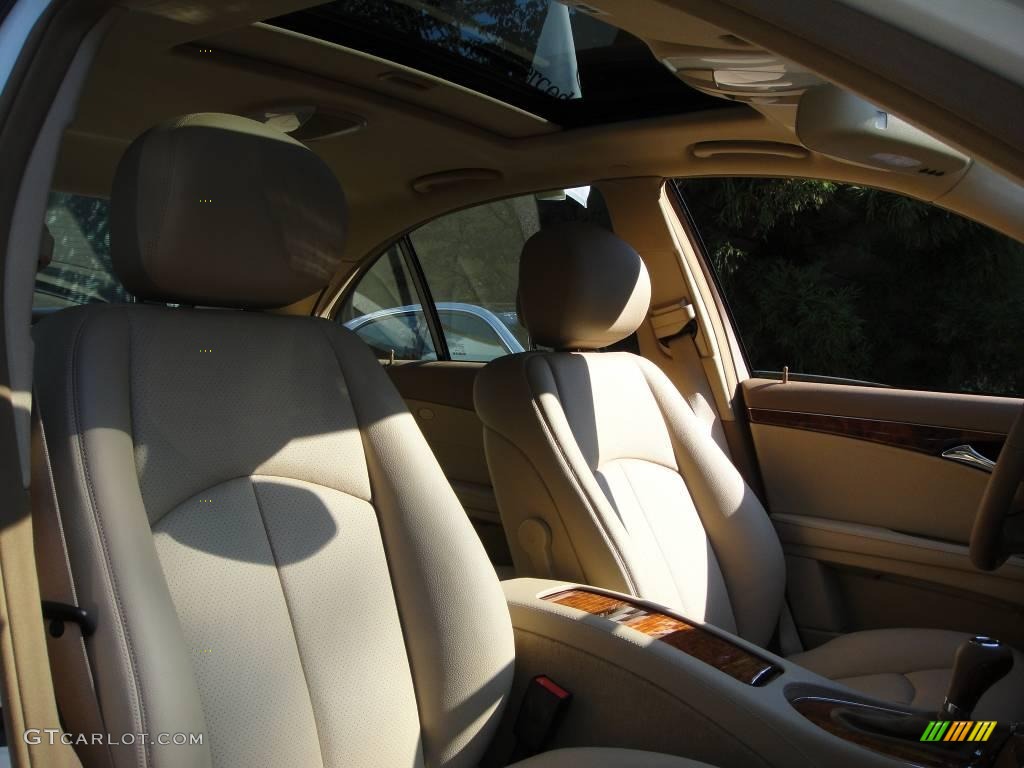 2008 E 350 4Matic Sedan - Arctic White / Cashmere photo #16