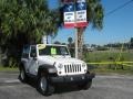 2009 Stone White Jeep Wrangler X 4x4  photo #1