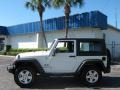 2009 Stone White Jeep Wrangler X 4x4  photo #6